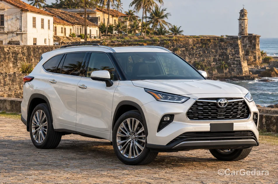 Toyota Highlander Platinum Price in Sri Lanka 2026